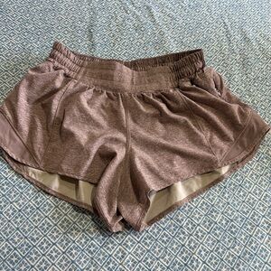 lululemon athletica Women's Heathered Mauve Training Shorts